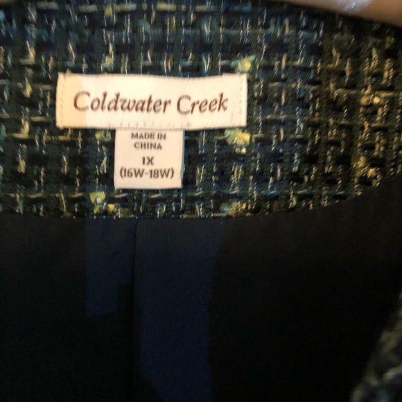 NWOT Dark Green Boucle Dress Jacket - Picture 3 of 4